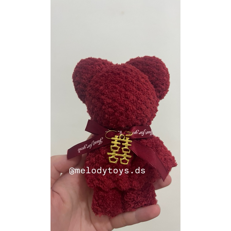 [READYSTOCK] Handuk Souvenir Beruang Sangjit / Souvenir Handuk Beruang ShuangXi