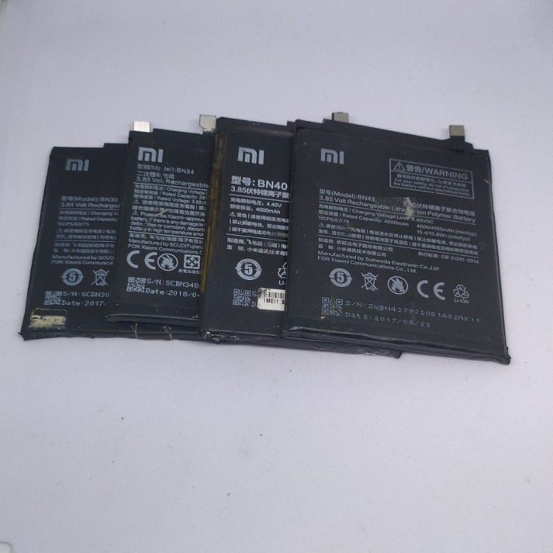Batai Batre XIAOMI BM47 / BN30 / BN37 /BN34 /BN31 / BN40 /BN43 ORI COPOTAN