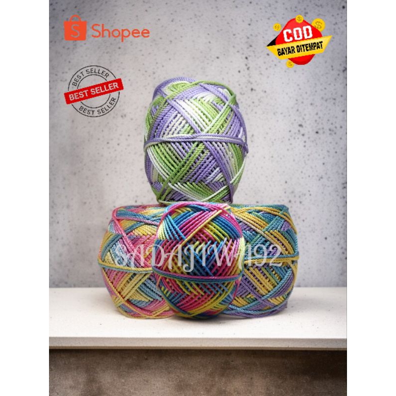 BENANG RAJUT POLYKILAP SEMBUR KATALOG | POLYESTER SEMBUR | POLYESTER GRADASI | COLORFUL | BENANG | P