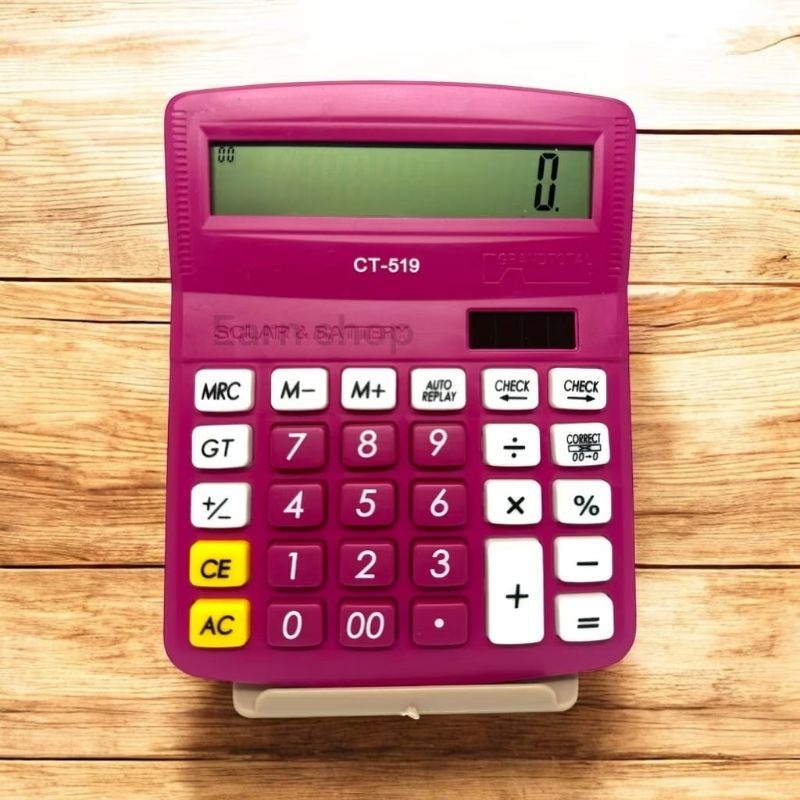 Kalkulator Citizen Warna 12Digit - Kalkulator CT 519 Full Colour
