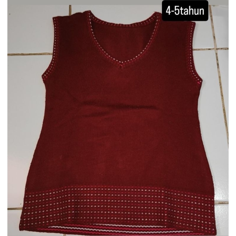 preloved vest rajut anak