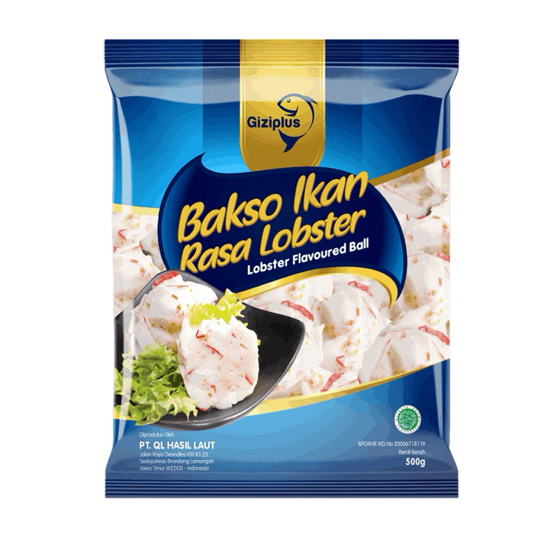 

Giziplus Bakso Ikan Rasa Lobster - 500gram