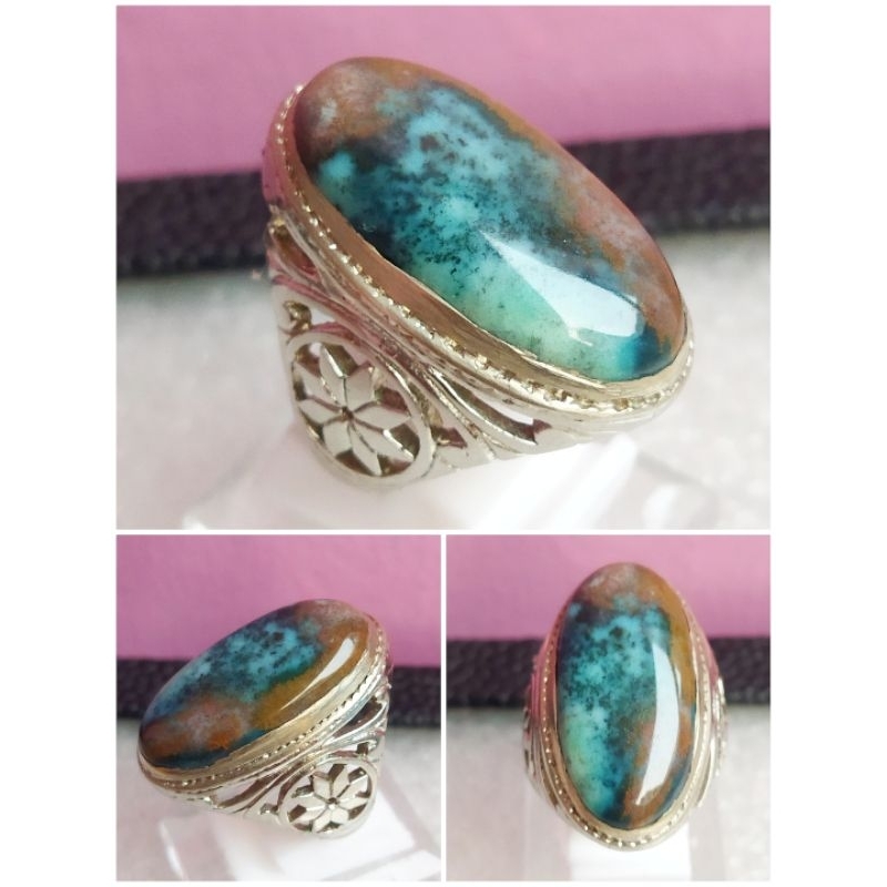 Natural batu bacan kembang