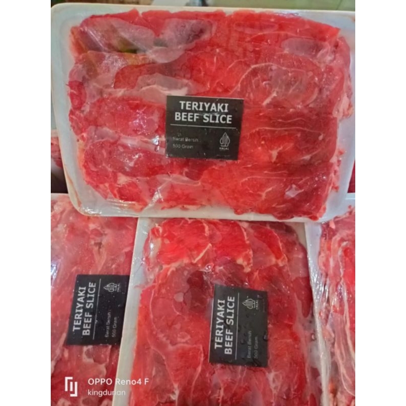 

Teriyaki Beef Slice 500 gram