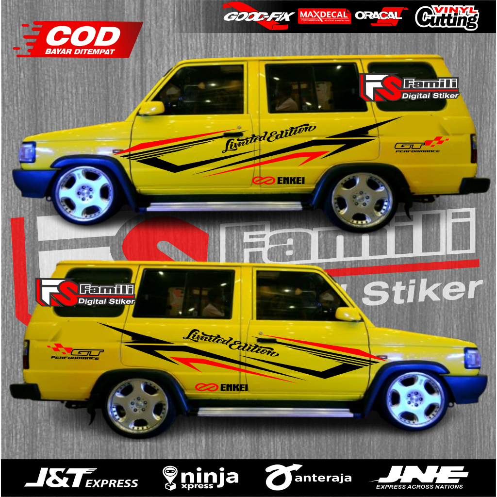 Stiker Mobil Kijang Super Stiker Body Kijang Super Stiker Kijang Super