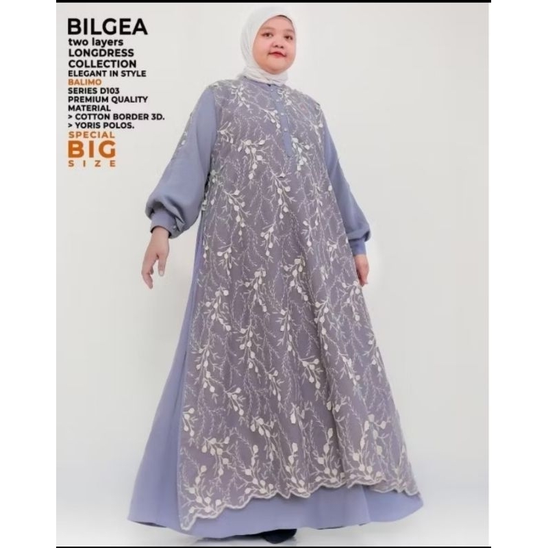 Sale Balimo Gamis Bordir 3D Premium || New