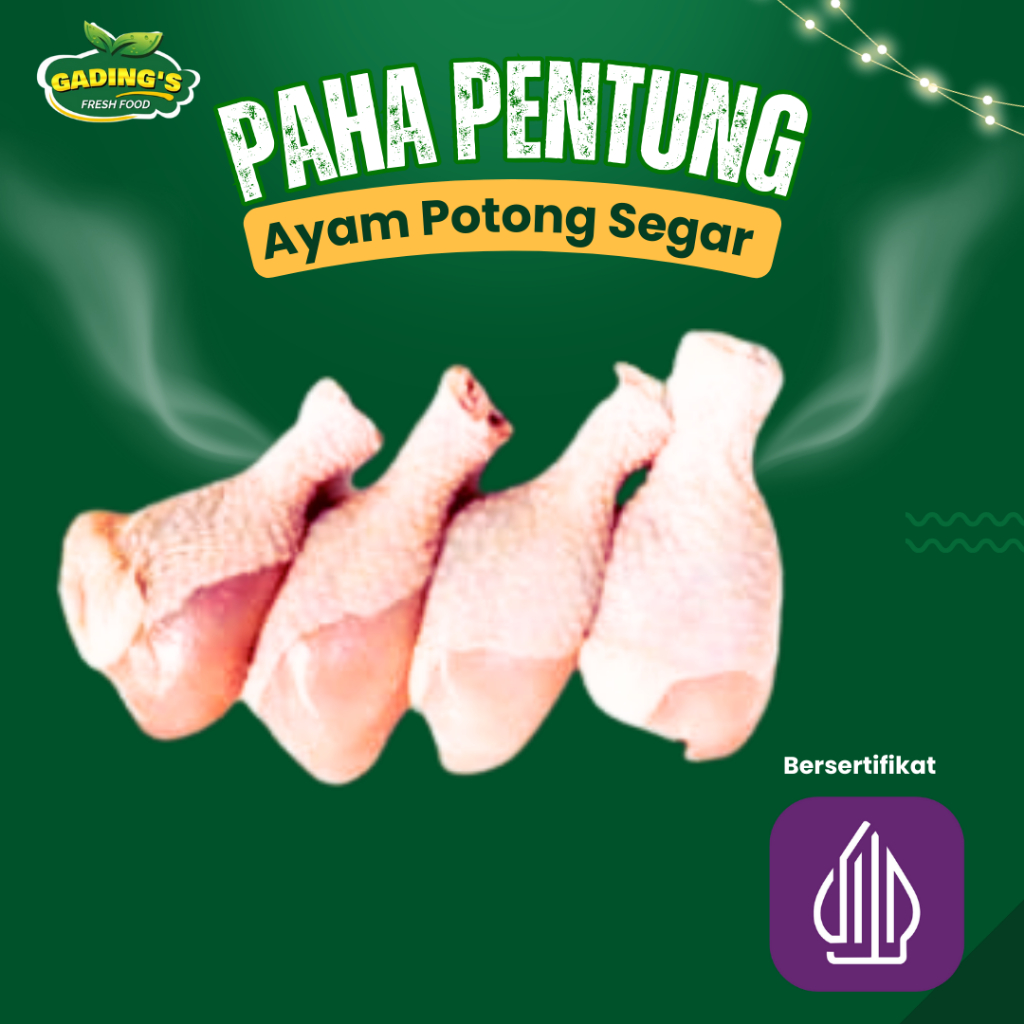 

[GADING FRESH] Ayam Potong Segar Paha Pentung / Drumstik 1 KG