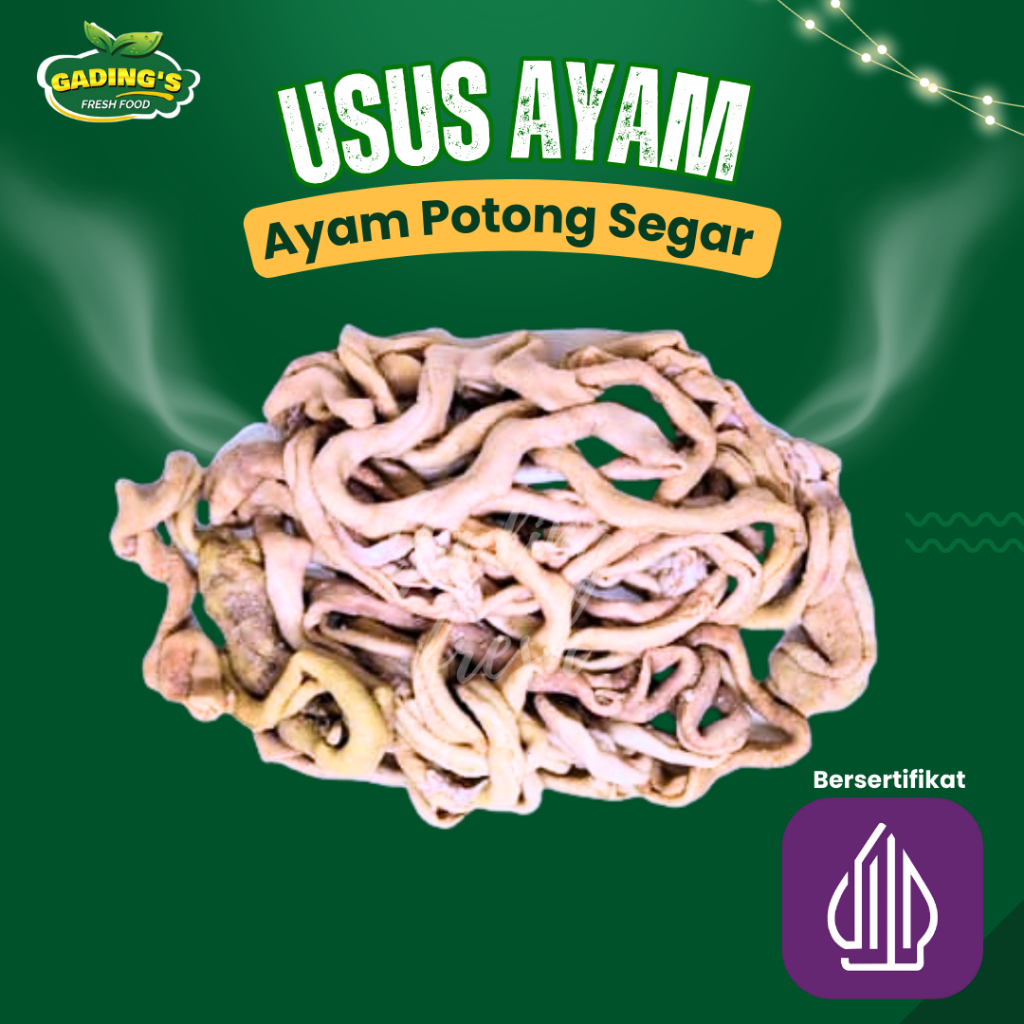 

[GADING FRESH] Ayam Potong Segar Usus Ayam 1KG