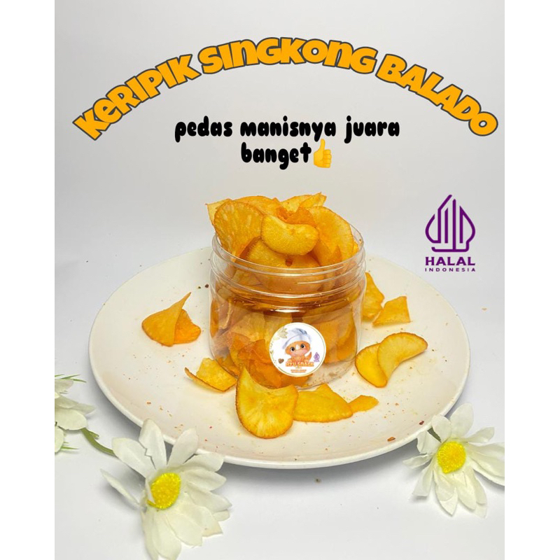 

250gr keripik singkong balado pedas manis mantap
