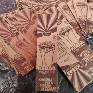 

wadah kebab / dus kebab premium / kemasan kebab 100 lembar