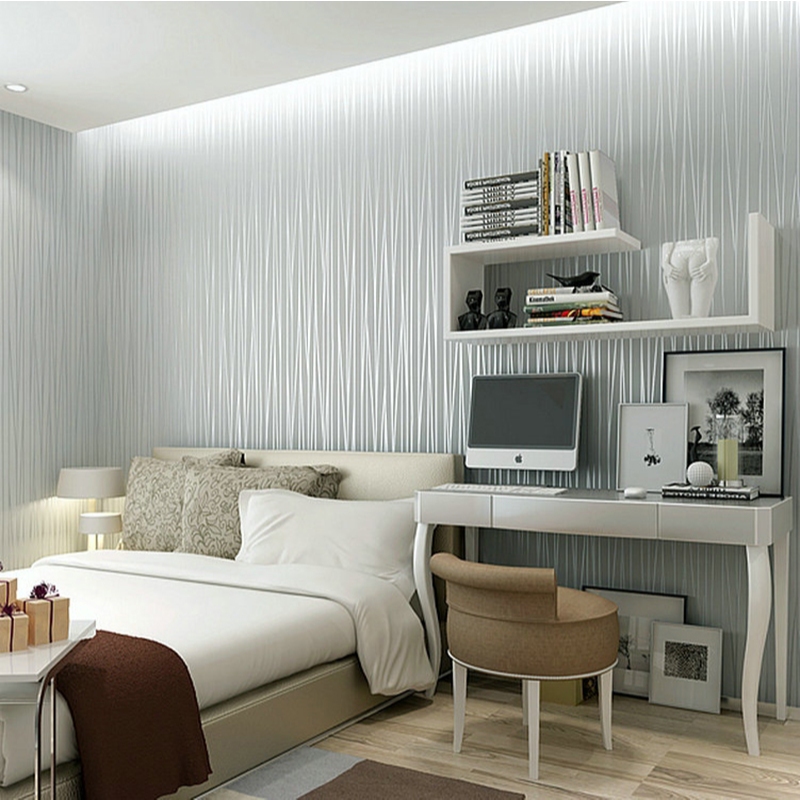 Wallpaper Dinding Motif PUTIH POLOS 45cmx10m