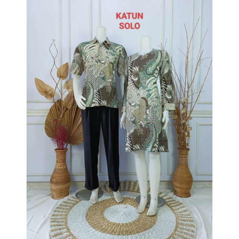 Baju Batik Tunik | Batik Tunik Couple | Batik Tunik Modern | Batik Sarimbit | Batik Katun Soloan |