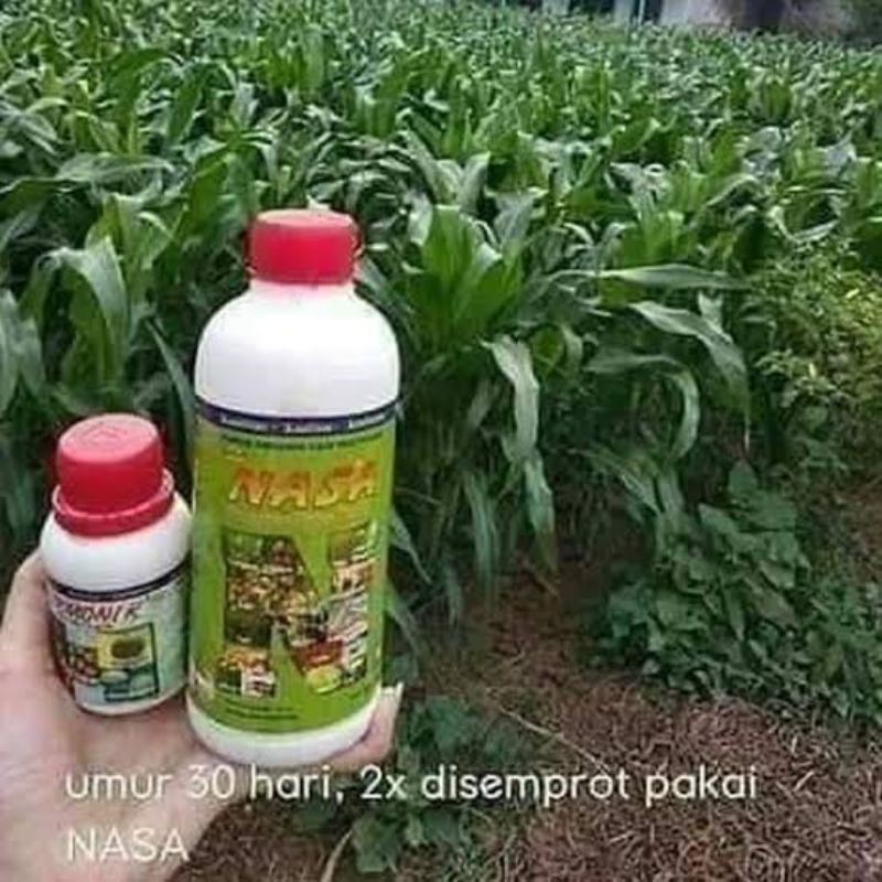 pupuk lengkap poc nasa 500cc dan hormonik 100cc - menyuburkan tanaman