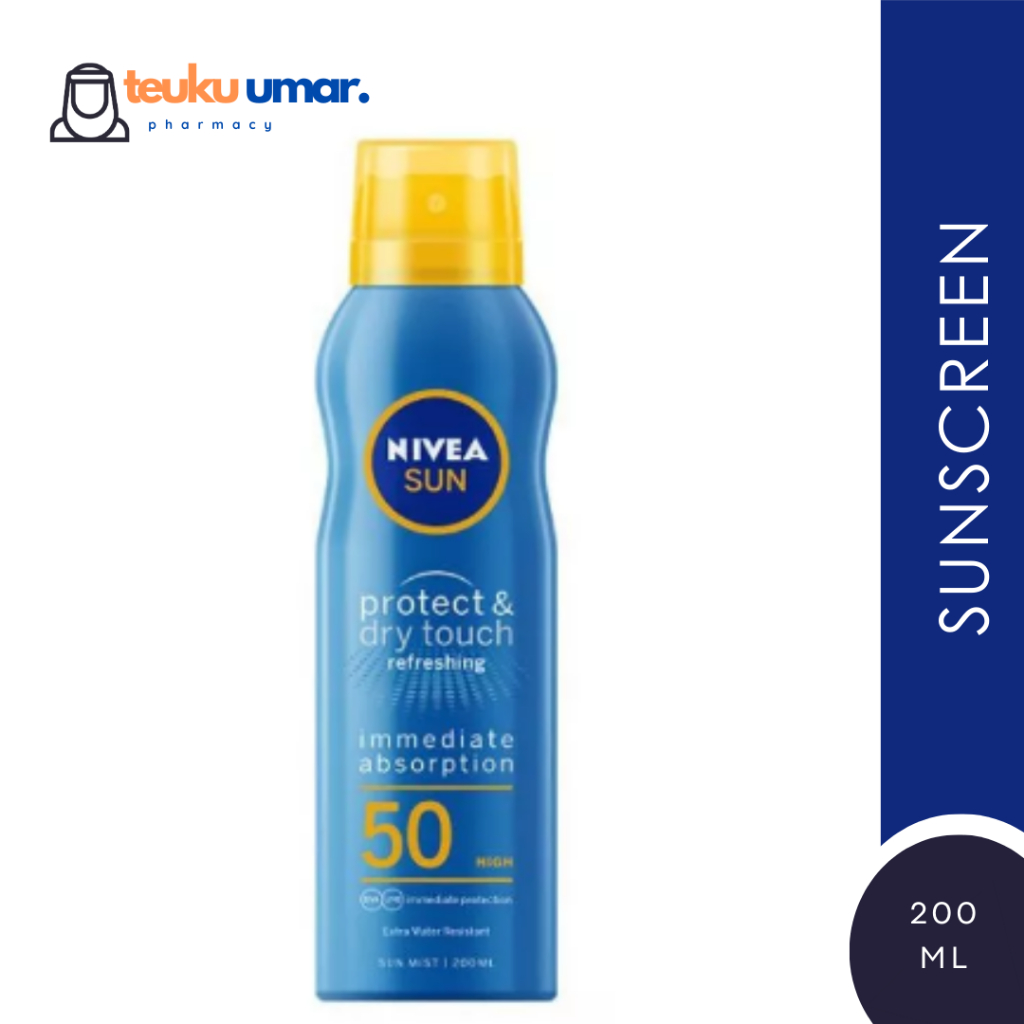 [Sunscreen] NIVEA SUN Spray Protect & Dry Touch Refreshing SPF50 200ml | Sunscreen Spray