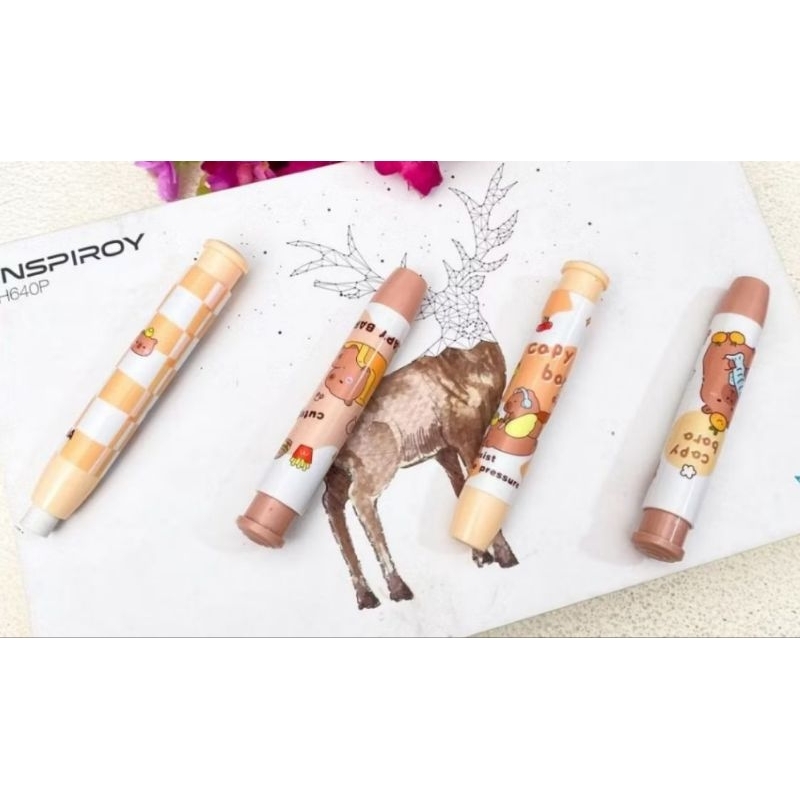 

Penghapus Cetek Capybara / Penghapus Mekanik motif Capibara / Penghapus pensil eraser motif Capybara