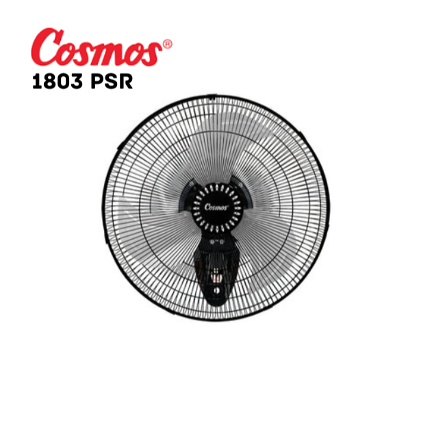 Kipas Dinding Besi COSMOS 18 Inch + Remote / Kipas Cosmos Dinding / Cosmos Kipas Angin WIF 1803 PSR 