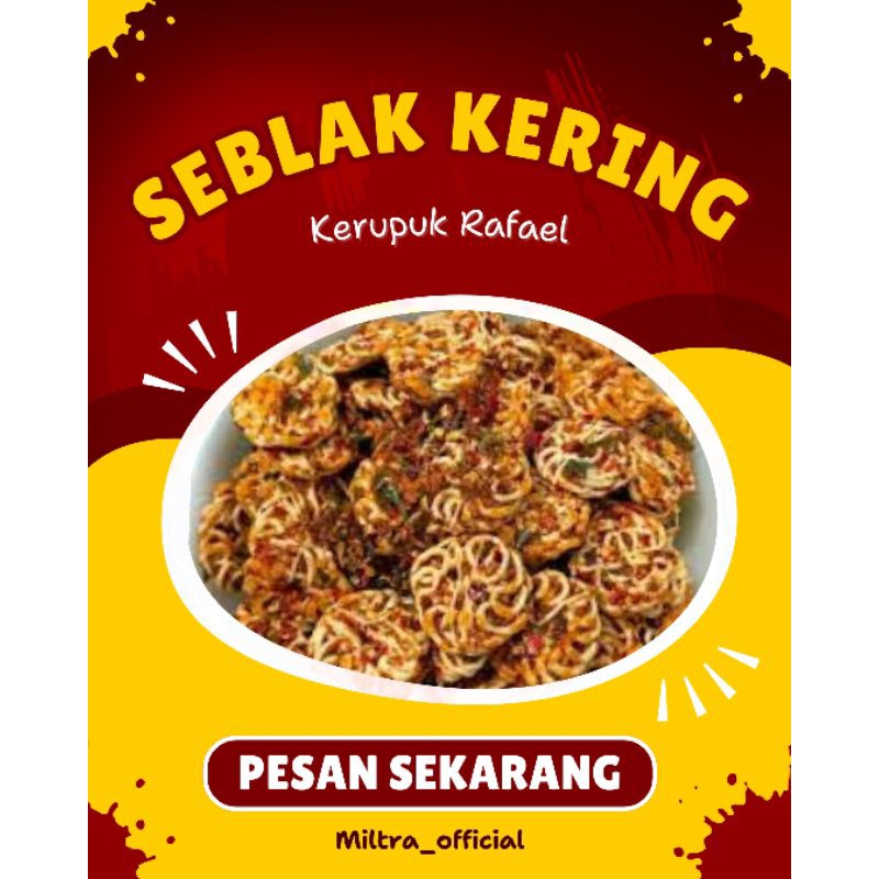 

Seblak Kering Kerupuk Rafael (Pedas Daun Jeruk) / Seblak viral