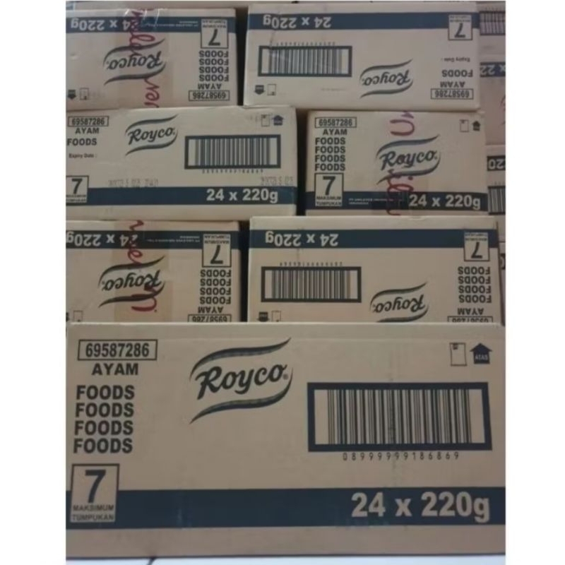

Royco Ayam 220gram 1 Dus isi 24 Bungkus