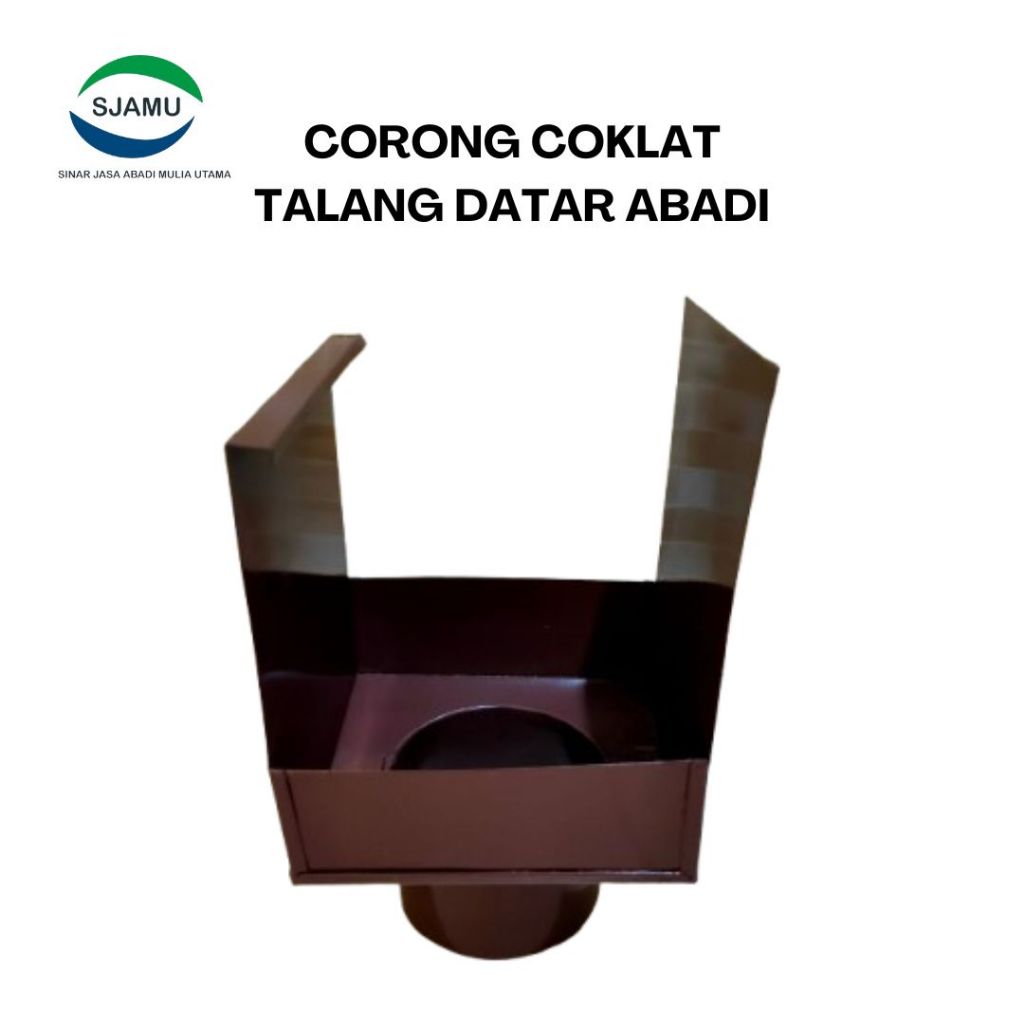 Talang Air Rumah (SJAMU) Corong Talang Abadi Coklat