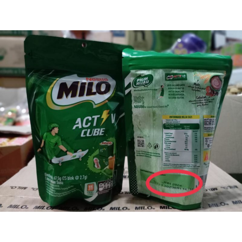 

MILO CUBE ISI 25PCS