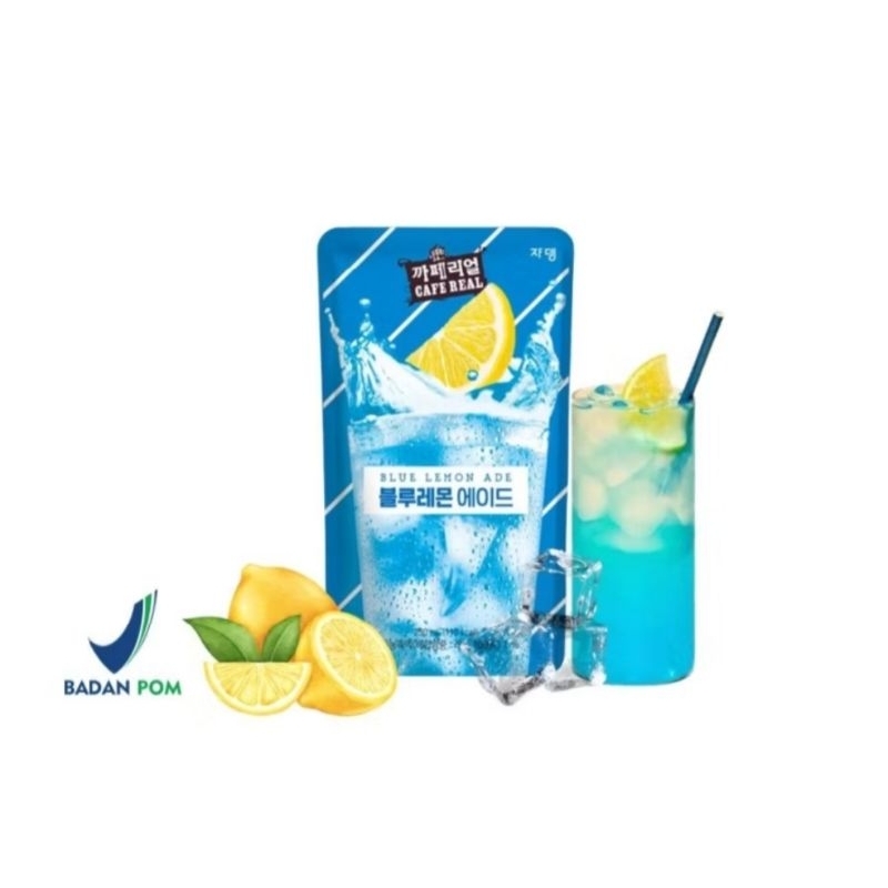 Jardin Cafe Real 230ml Pouch /Jardin Peach Iced Tea/Jardin Blue Lemon Ade/Jardin Shine Muscat