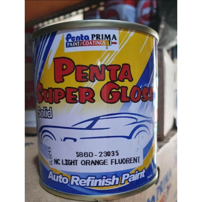 CAT PENTA SUPER GLOSS NC LIGHT ORANGE FLUORESCENT/ STABILO ORANGE ISI 200 GRAM / CAT MOBIL / MOTOR /