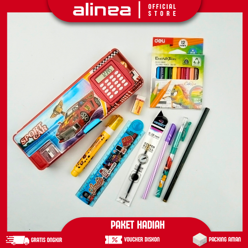 

Hadiah Kenaikan Kelas Hadiah Ulang Tahun Gift Alat Tulis Komplit Peralatan Sekolah Anak Hadiah Lomba atau Kenaikan Kelas