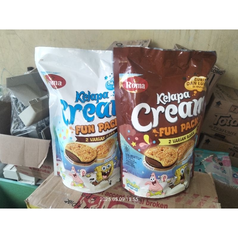 

roma kelapa cream fun pack isi 28pcs (278g)