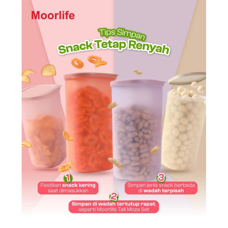 Moorlife - Tempat Penyimpanan Makanan & Minuman One Set by Moorlife