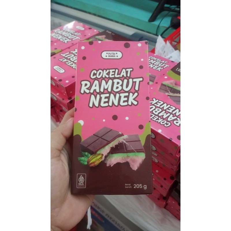 

Coklat Rambut Nenek 205 gr ( Putri Mama )