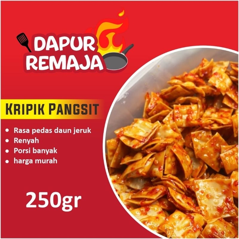 

PANGSIT GORENG KERIPIK PANGSIT PEDAS DAUN JERUK 250GR