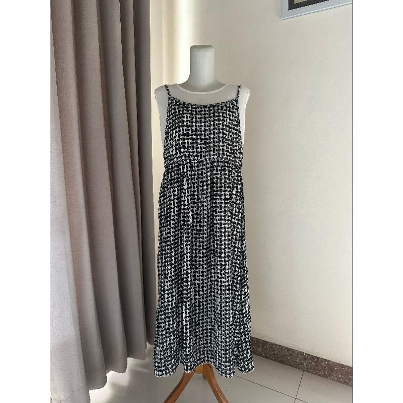 

preloved long dress sifon