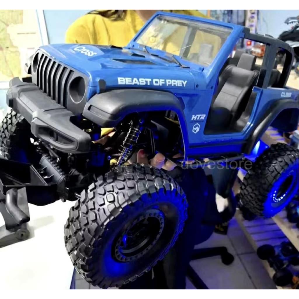 Mainan Anak Mobil Remote Control Remote Kontrol Rock Crawler Off Road Jeep Wrangler Rubicon 1:8 2.4 