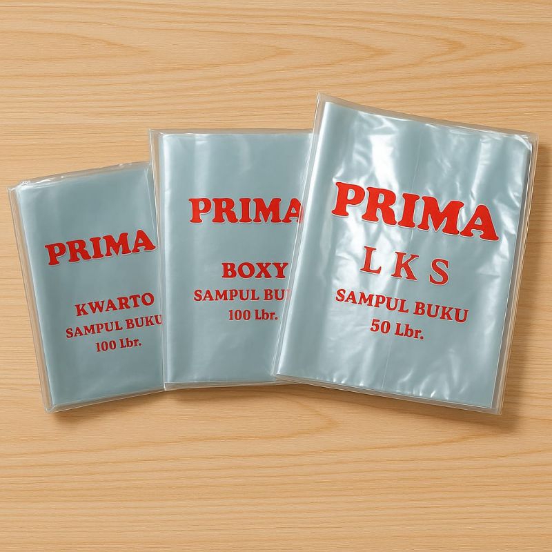 

Sampul Plastik Buku Tulis PRIMA/Sampul Buku Tulis Plastik/Sampul LKS/Sampul Boxy/Sampul Bigbos/Sampul karton/Sampul Boxy/Sampul Lks