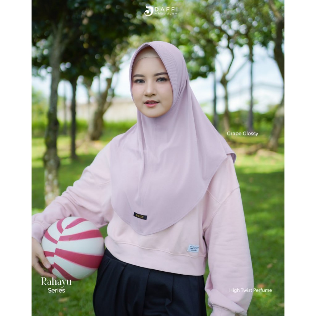 HIJAB RAHAYU SERIES, HIJAB DAFFI, HIJAB NON PAD, HIJAB INSTAN