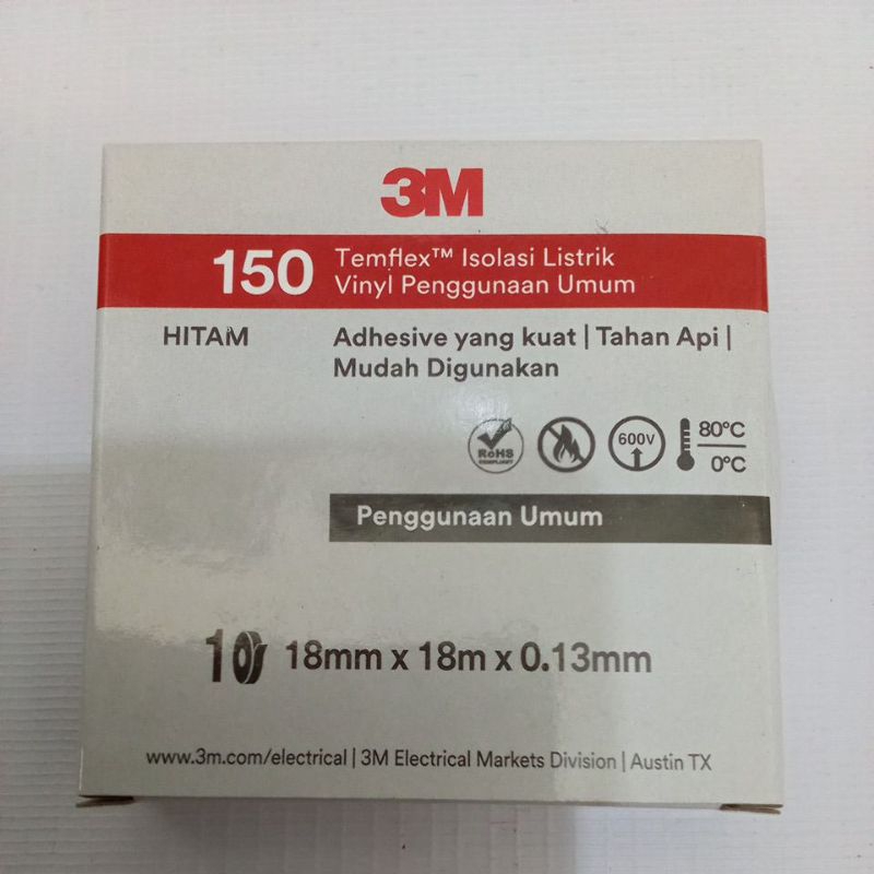 

NEW! ISOLASI 3M 1258 ISOLASI 3M ISOLASI LISTRIK 3M 18MMX18MX0.13MM/ ISOLASI LISTRIK 3M [100%