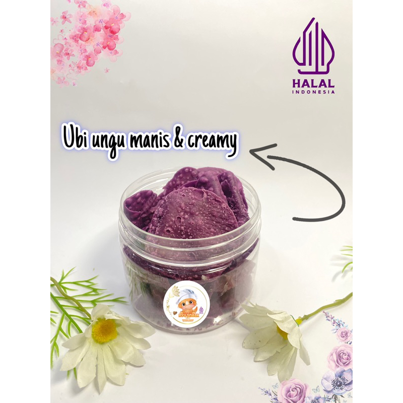

250gr keripik ubi ungu manis creamy
