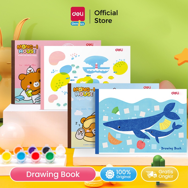

Deli Buku Gambar Anak Desain lucu 20 Lembark 7718
