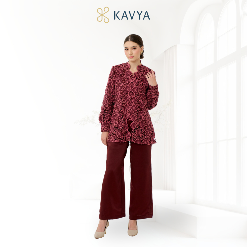 One Set Danila WAP K 009 Atasan Blus Prada Celana Kulot Baju Kondangan Premium Busui Friendly