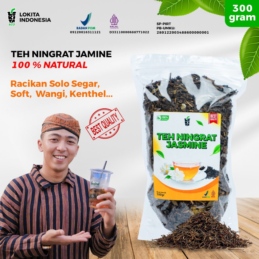 

LOKITA - Racikan Teh Solo Jasmine Asli 300gram