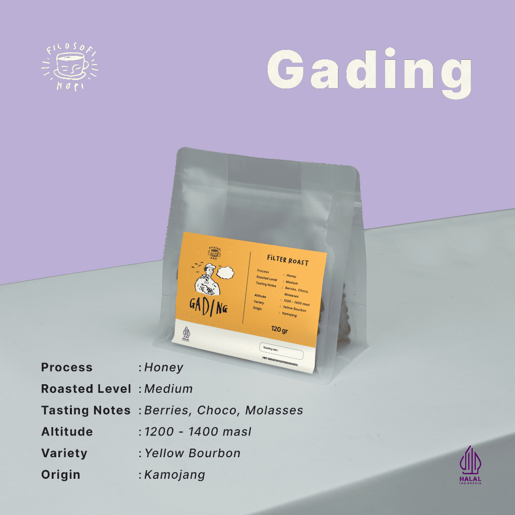 

Filosofi Kopi Beans - Gading Beans 120gr