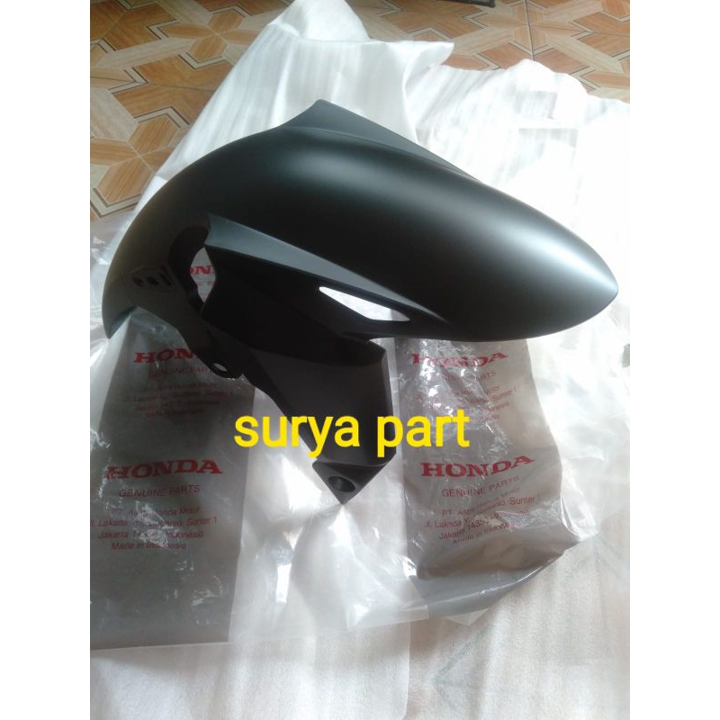 61100-K64-N00ZB SPAKBOR DEPAN CBR150 CBR150R K45R CBR250 RR CB150X HITAM DOFF ORIGINAL AHM