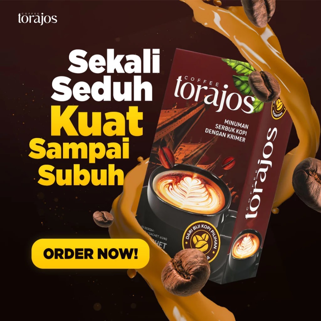 

Torajos - Kopi Torajos Penambah Stamina Pria Isi 5 Sachet