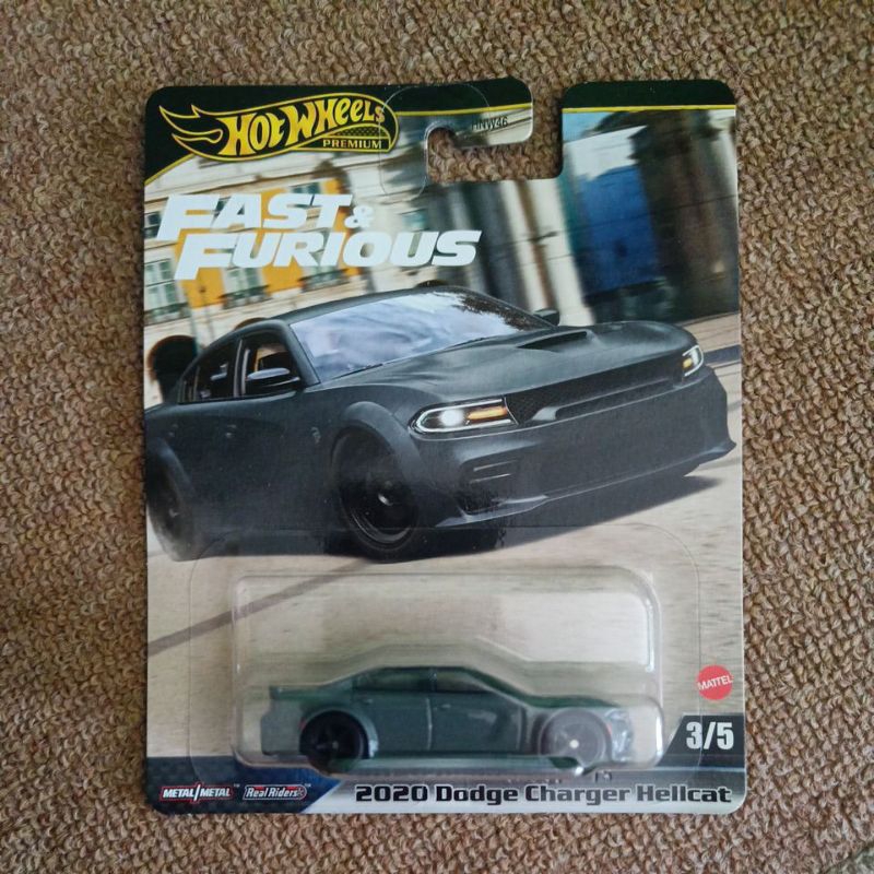 Hot Wheels 2020 Dodge Charger Hellcat Fast and Furious Premium