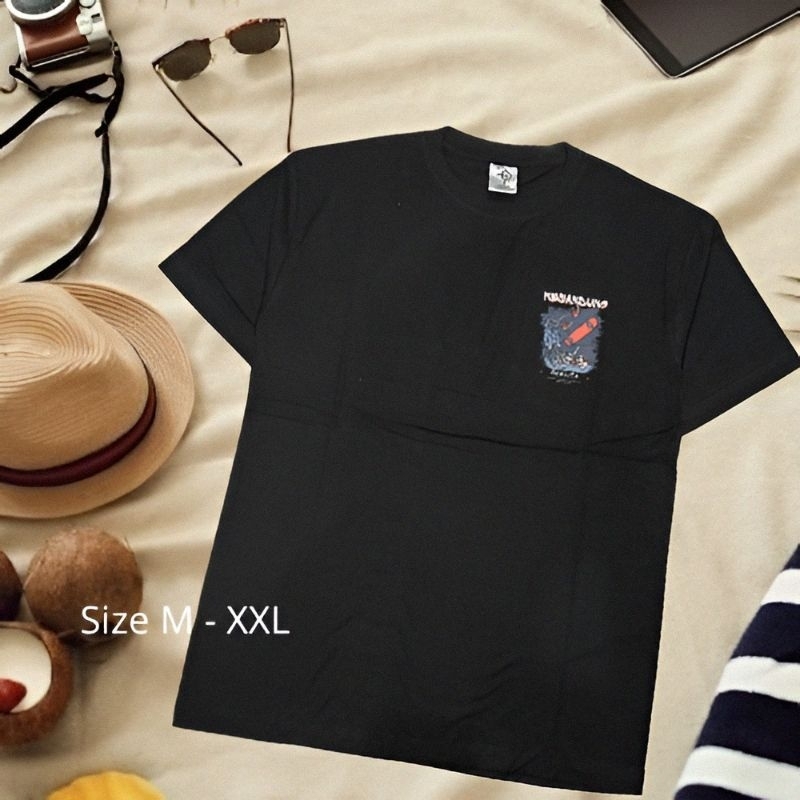 Kaos Distro Sablon Depan Belakang – Desain Keren Unisex