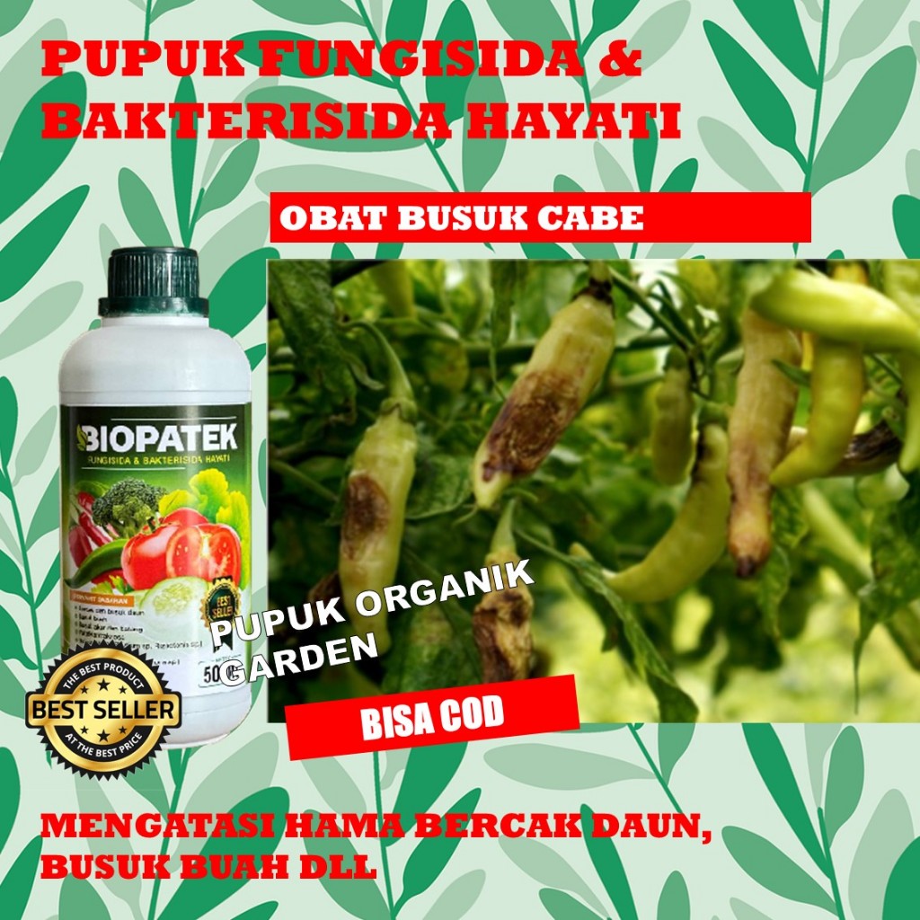 PROMO Obat Semprot Patek Cabe/Cabai 500 ML Obat Semprot BIOPATEK Cabe/Cabai Obat BIOPATEK Cabe Obat 