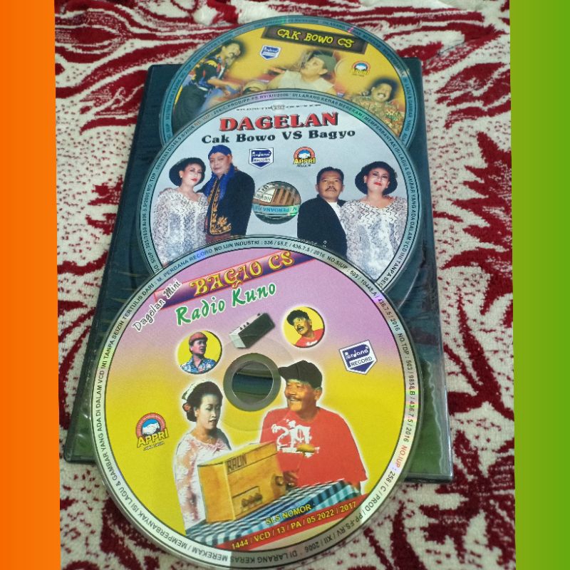 LASET VCD LAWAK BAGIO  TANPA COFER BONUS BOX