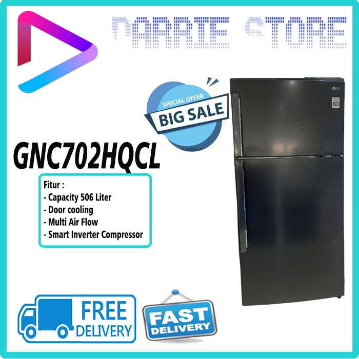 LG GN-C702HQCL KULKAS 2 PINTU GNC702 GN-C702 702HQCL GNC702HQCL