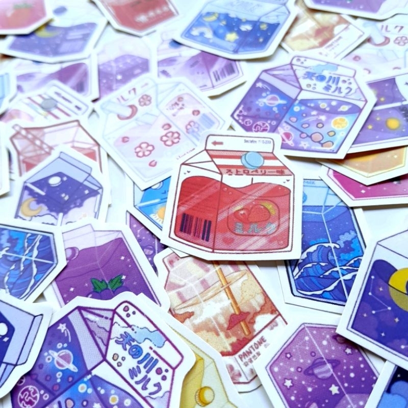 

KAWAII MILK STICKERS
