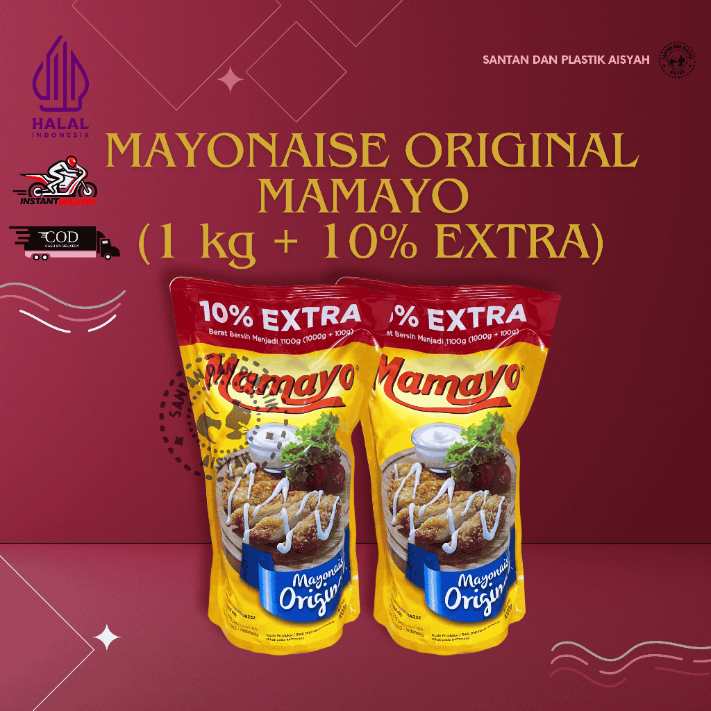 

MAYONAISE ORIGINAL MAMAYO (1 kg + 10% EXTRA)